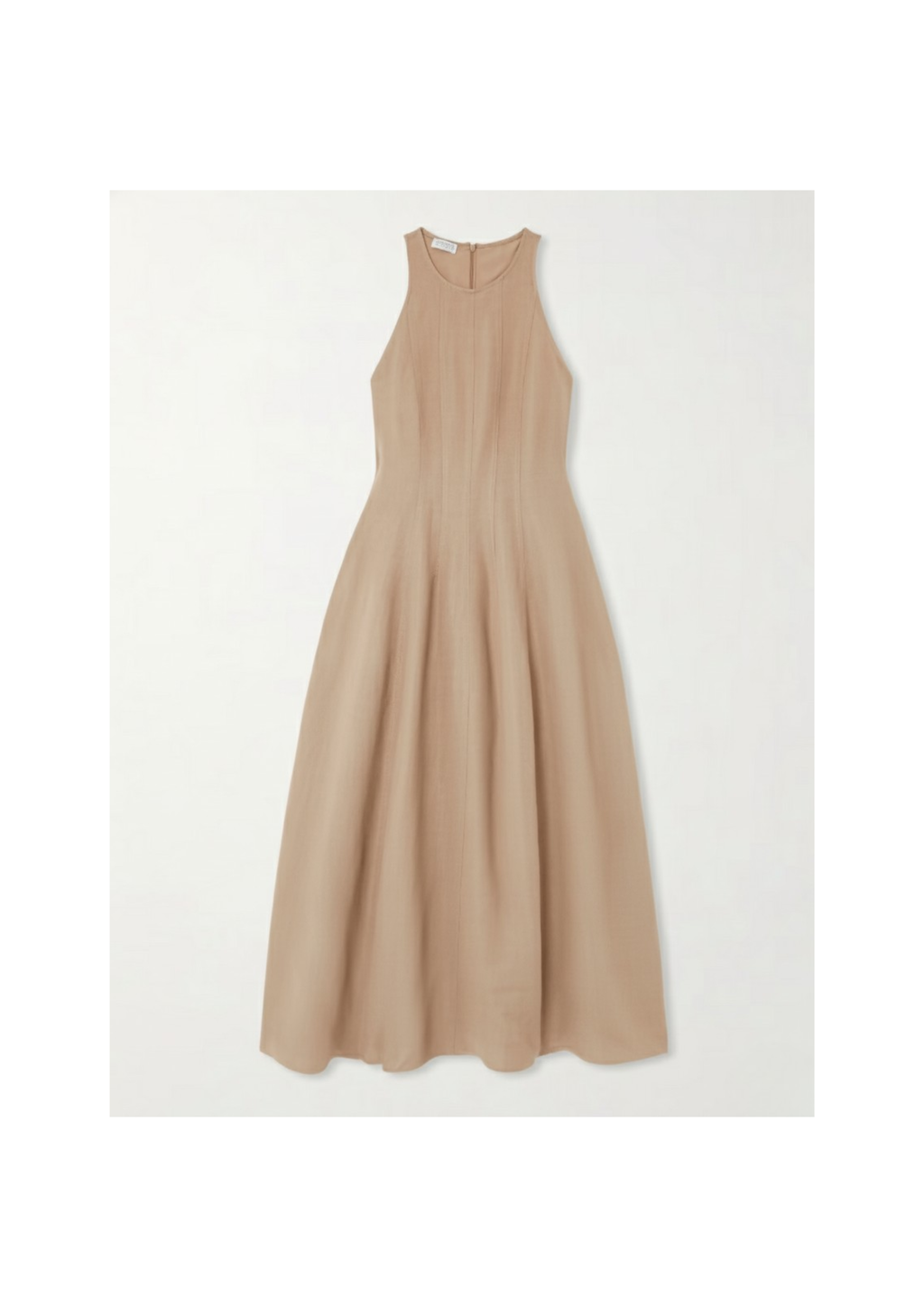 Linen-blend Twill Dress