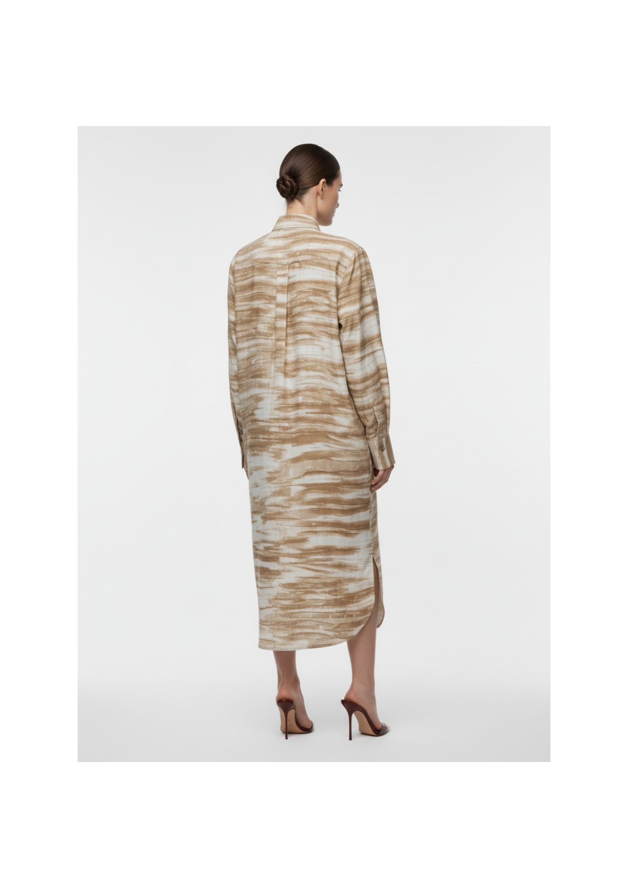 SandStone Marble Shirt Dress