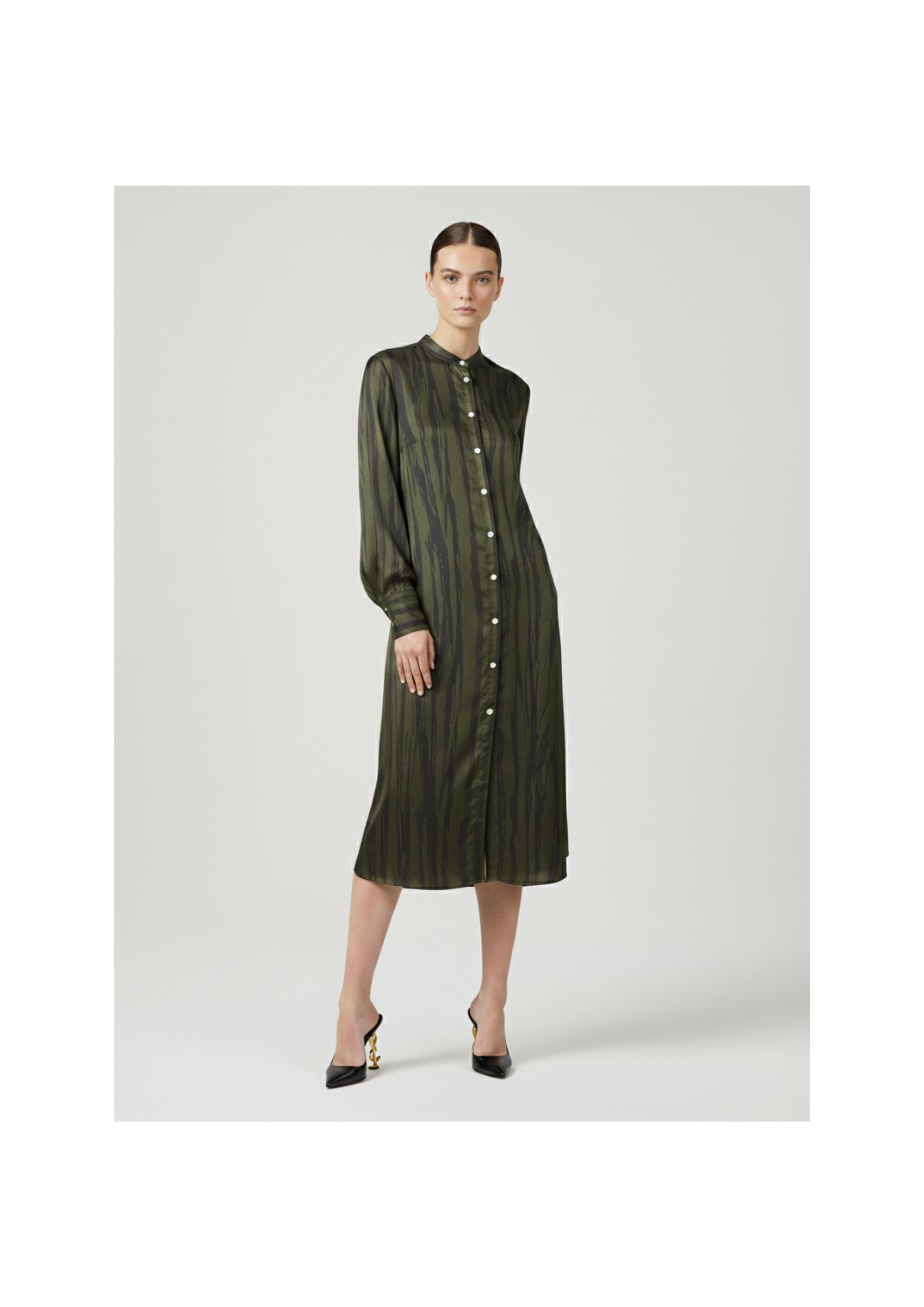 Riviera Forest Shirt Dress