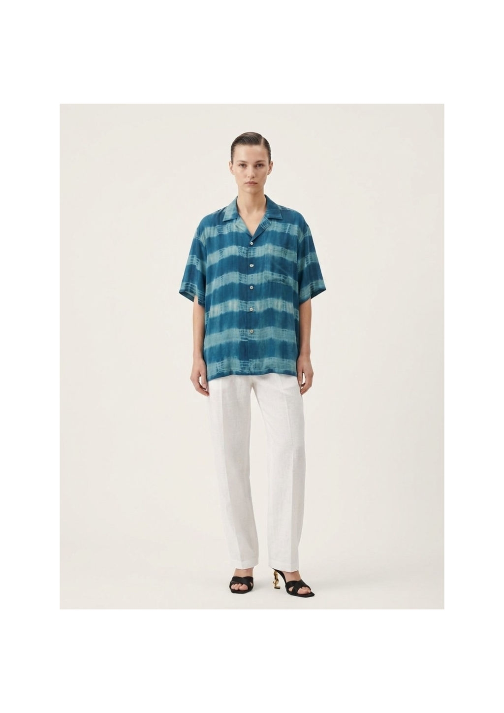 Teal Horizon Dye Shirt