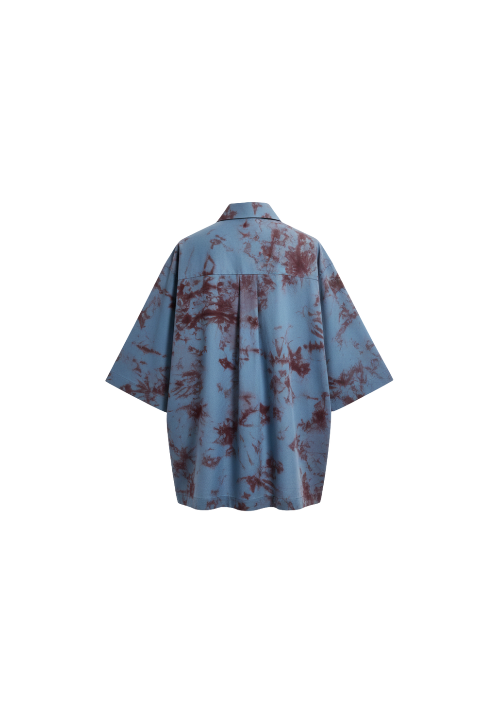 Indigo Maroon Abstract Shirt