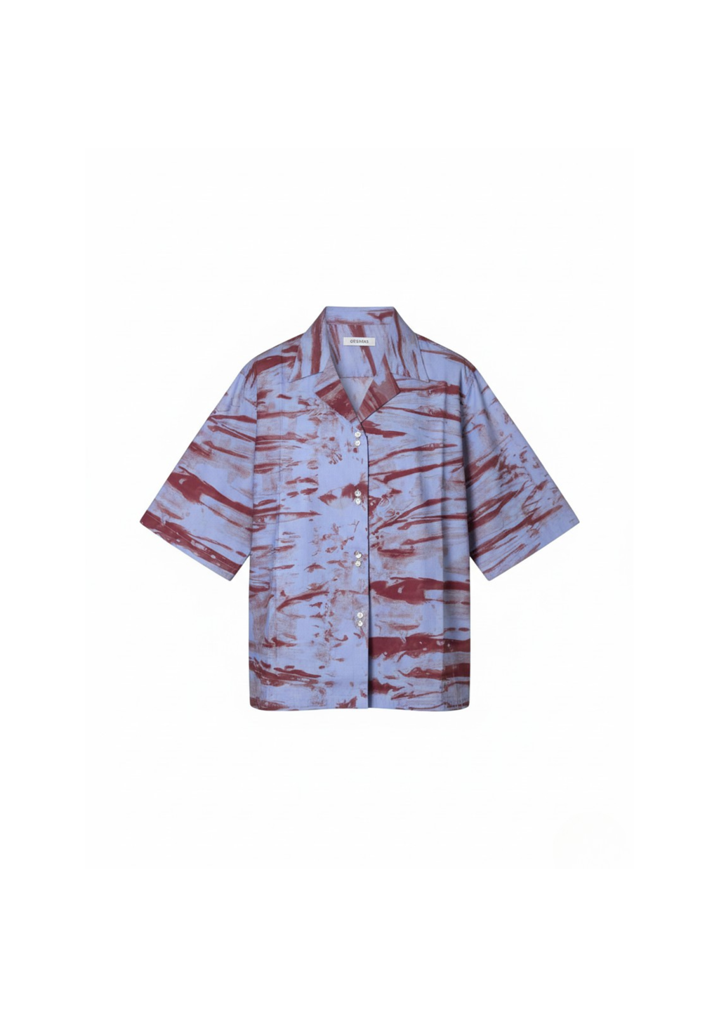 Dust Blue and Oxide Red Shirt